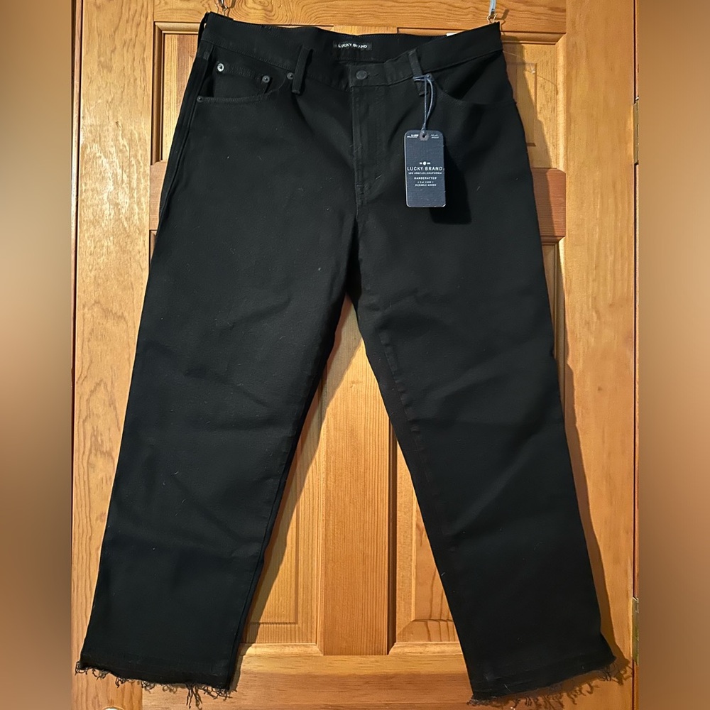 Lucky Brand Black Jeans Distressed
